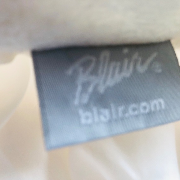 Jacket BLAIR Medium Winter White Button Front Long Sleeves Washable - Picture 2 of 9